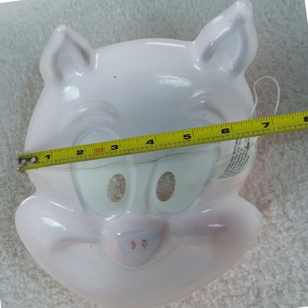 VTG‎ Tiny Toon Adventures Hampton J Pig Mask Porky 1993 Rubie's Costume Co NOS